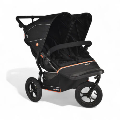 Out N About Nipper Double V6 Pushchair - Summit Black