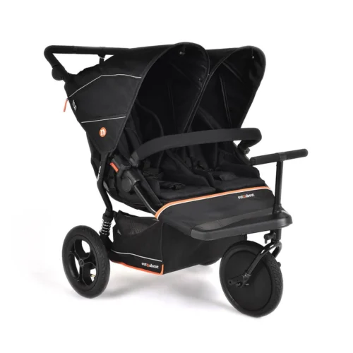 Out N About Nipper Double V6 Pushchair - Summit Black