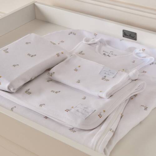 Silver Cross Cotbed Bedding Set - Duckling Print